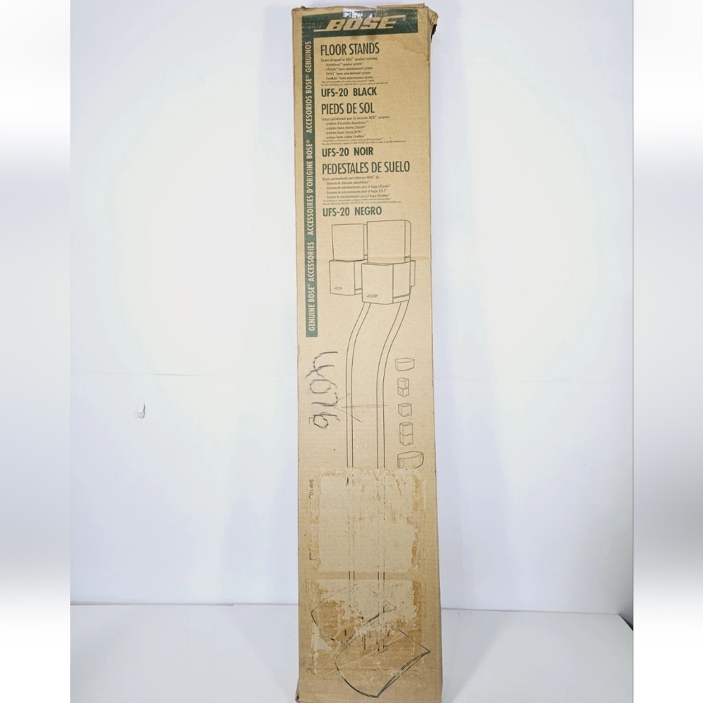 BOSE UFS-20 Speaker Floor Stands Black NEW